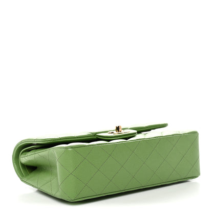 Chanel Caviar Quilted Small Double Flap Green 4 of 13