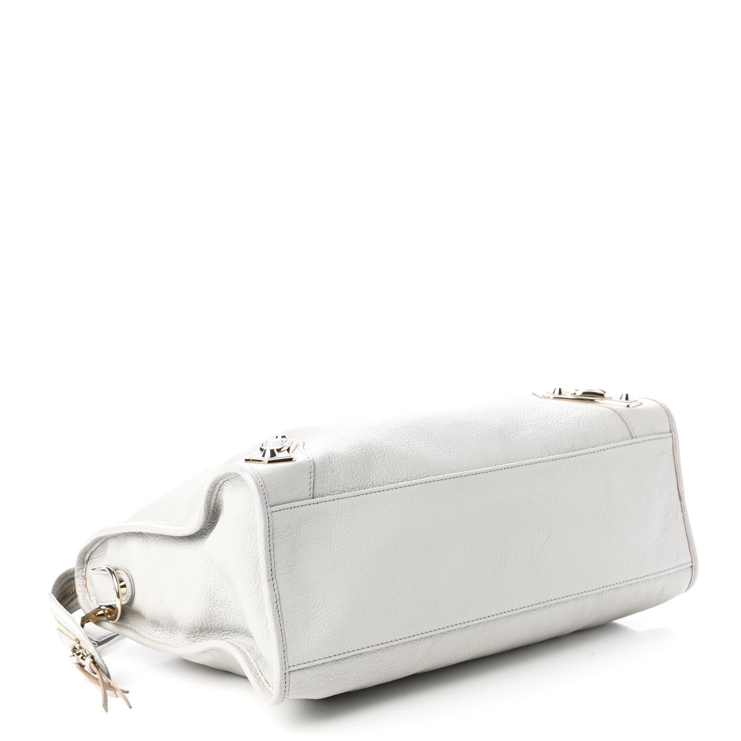 Balenciaga Chevre Gold Metallic Edge Hardware City Gris Perle 4 of 10
