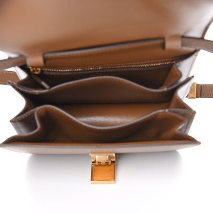Celine Smooth Calfskin Small Classic Box Flap Bag Camel 4 of 8