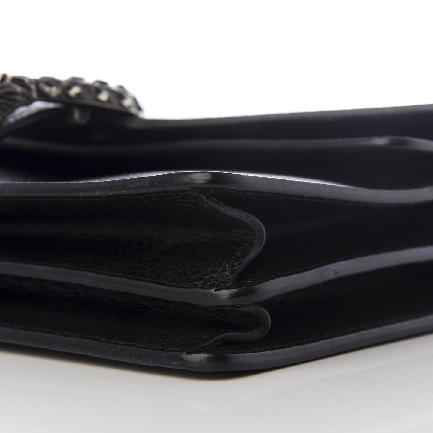 Pebbled Calfskin Small Dionysus Shoulder Bag Black