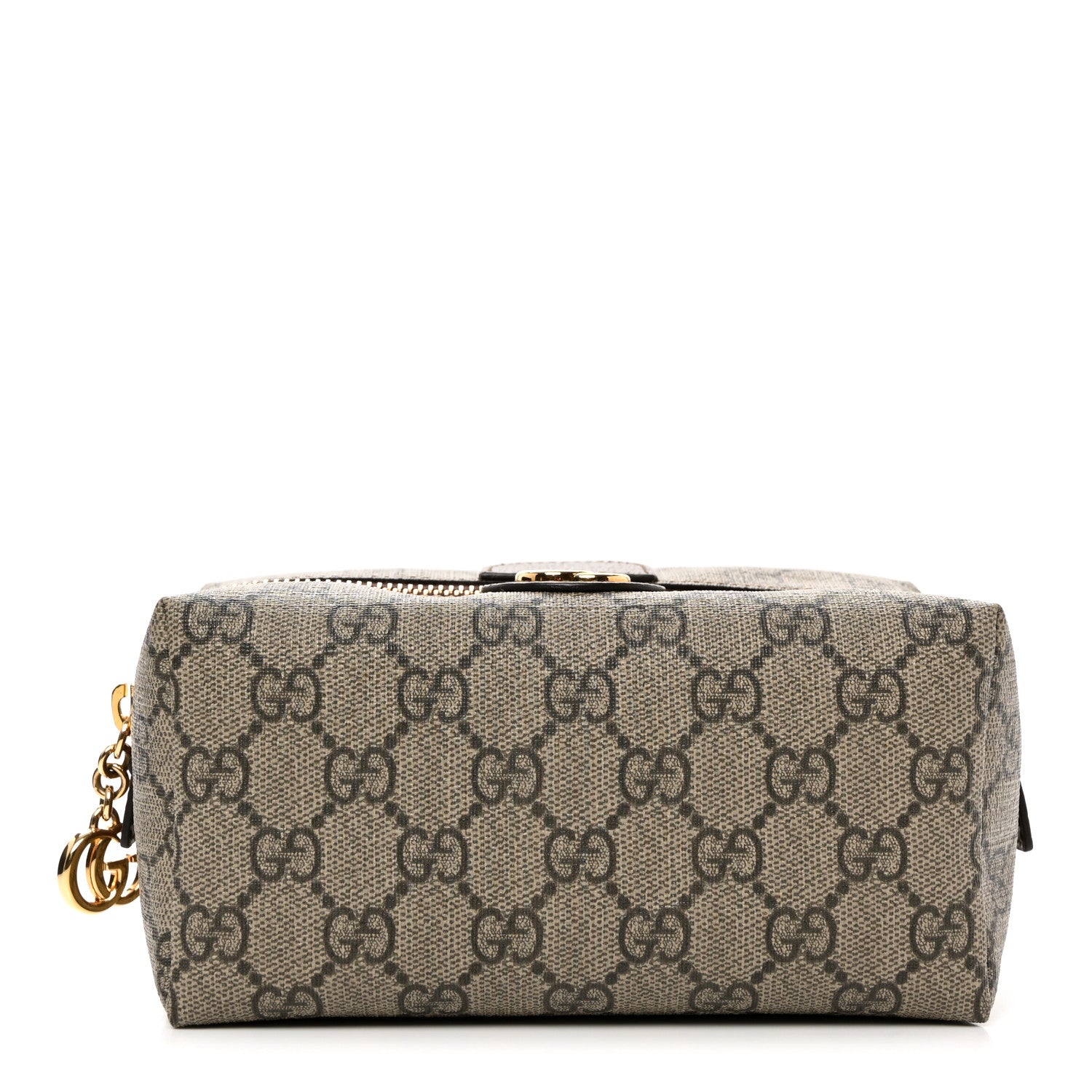 Gucci Soft GG Supreme Monogram Calfskin Medium Ophidia Cosmetic Case Beige Ebony New Acero 1 of 10