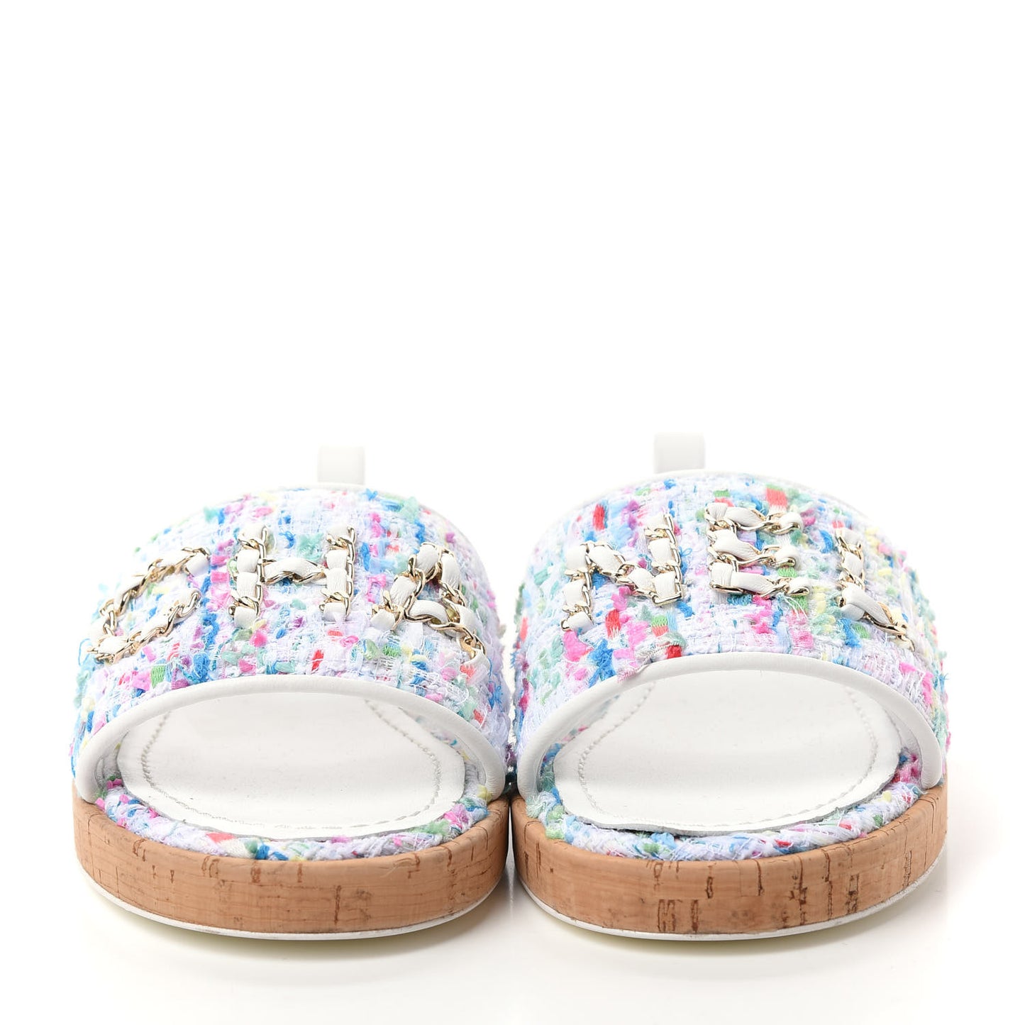 Tweed Logo Mules 37.5 Multicolor