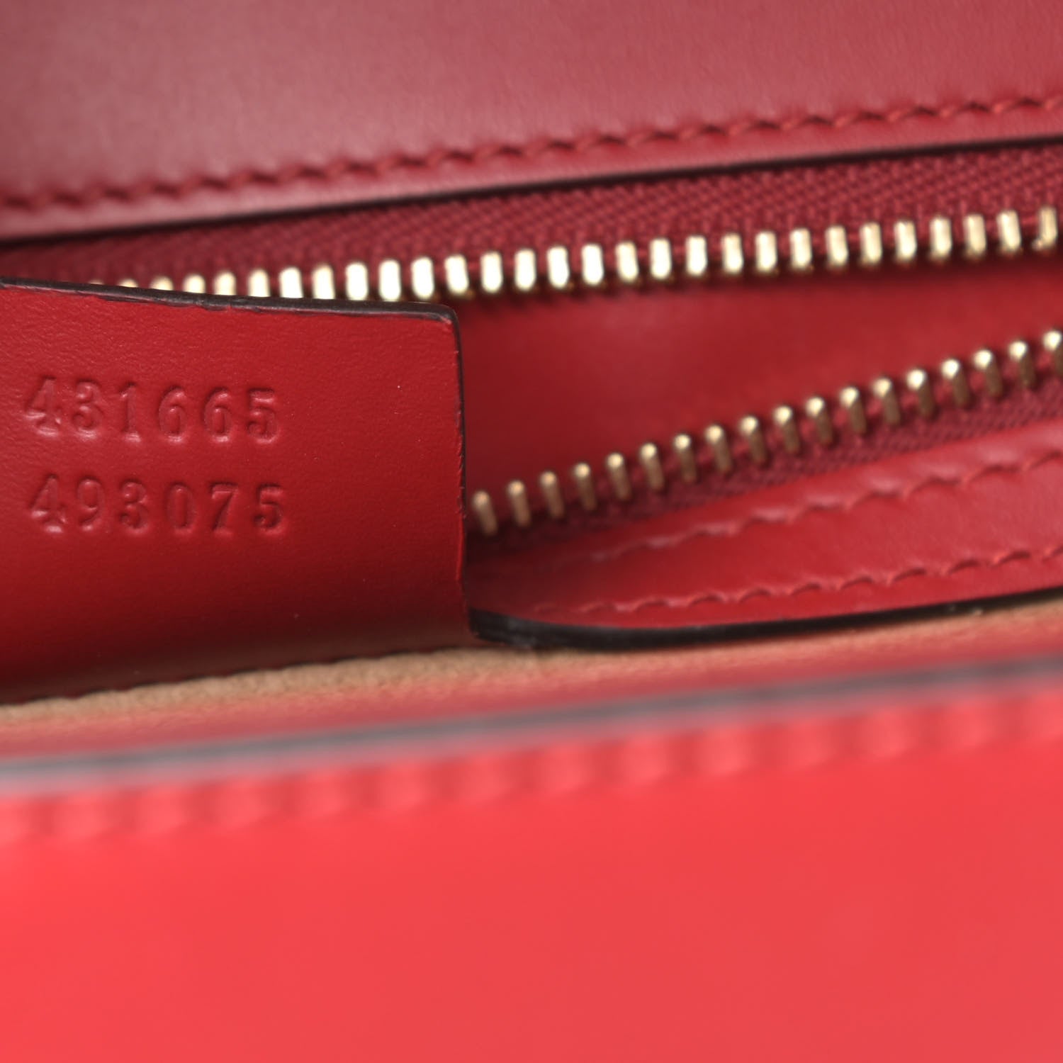 Gucci Calfskin Medium Sylvie Top Handle Bag Hibiscus Red 7 of 12