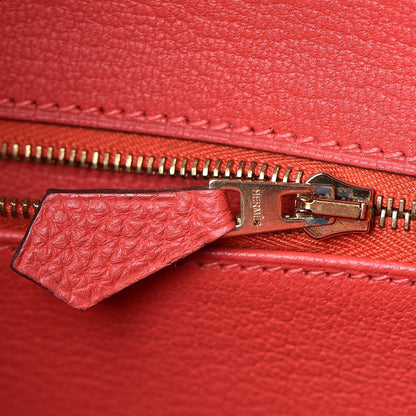 Hermes Togo Birkin 30 Rouge Pivoine 21 of 37
