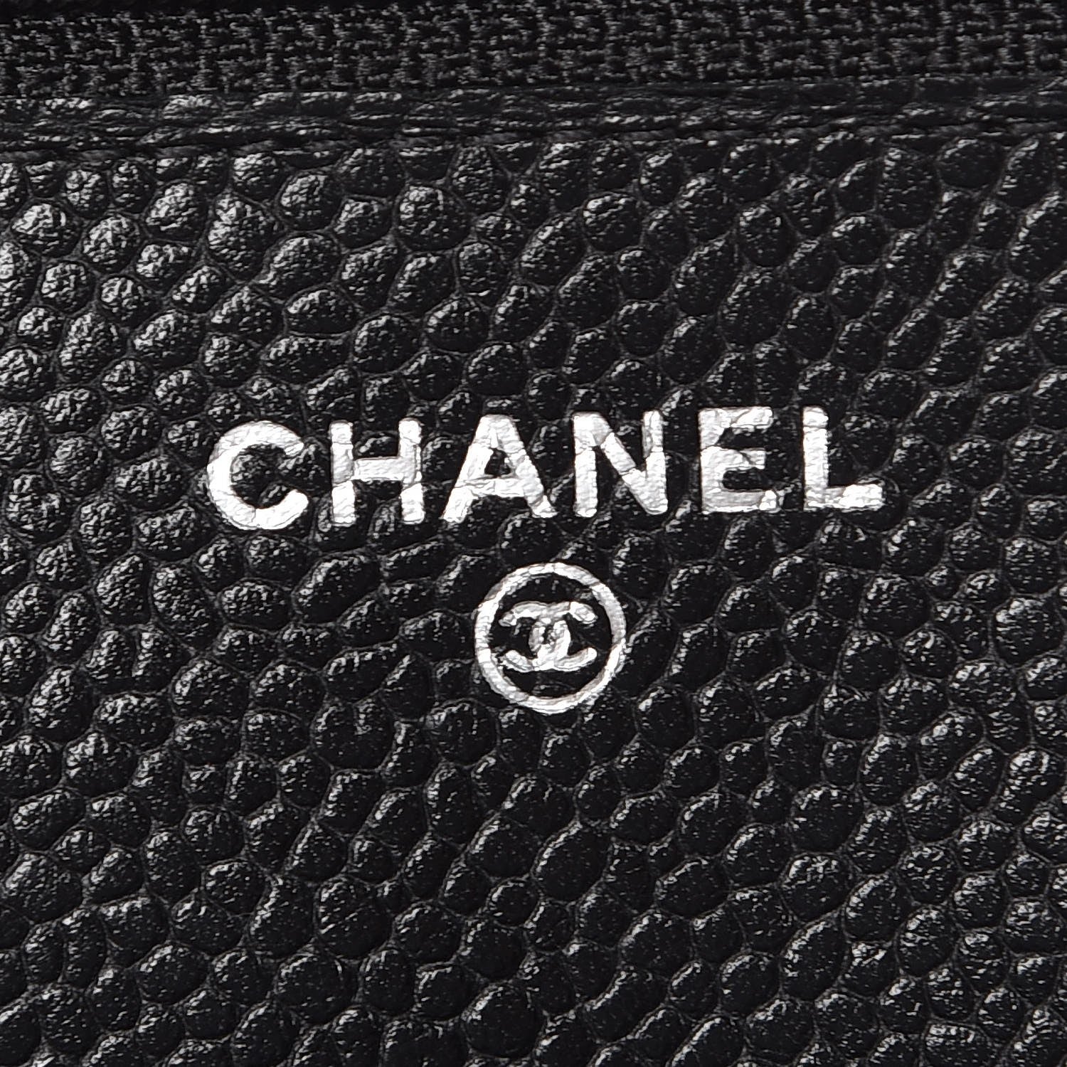 Chanel Caviar Quilted Wallet On Chain WOC Black 6 of 9