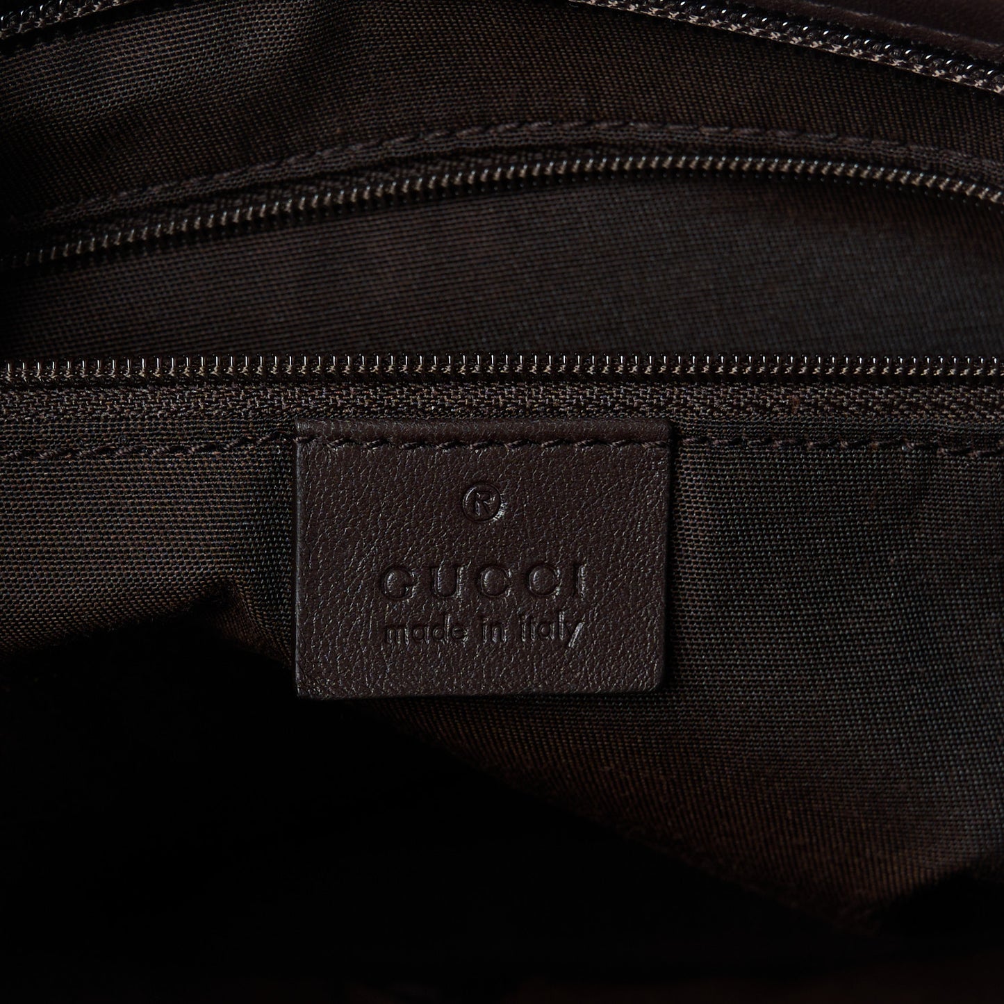 GG Plus Monogram Medium Flat Messenger Bag Dark Brown