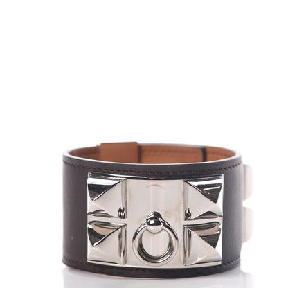 Hermes Chamonix Collier de Chien CDC Bracelet S Chocolate 3 of 7