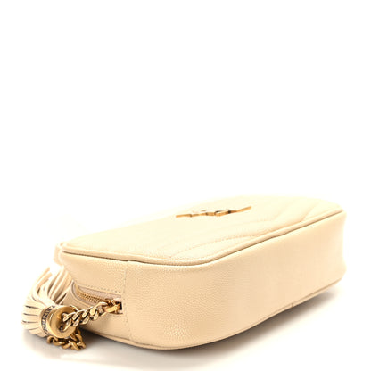 Saint Laurent Grain De Poudre Matelasse Monogram Mini Lou Camera Bag New Powder 4 of 9