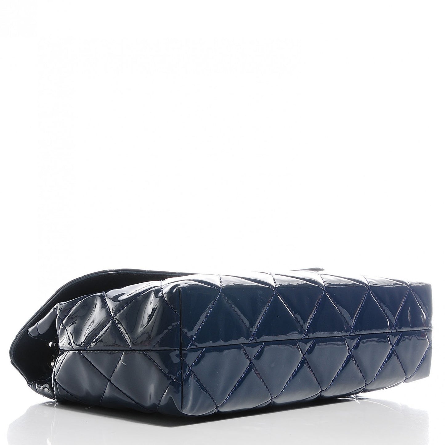 Vinyl Quilted In The Business Flap Dark Blue