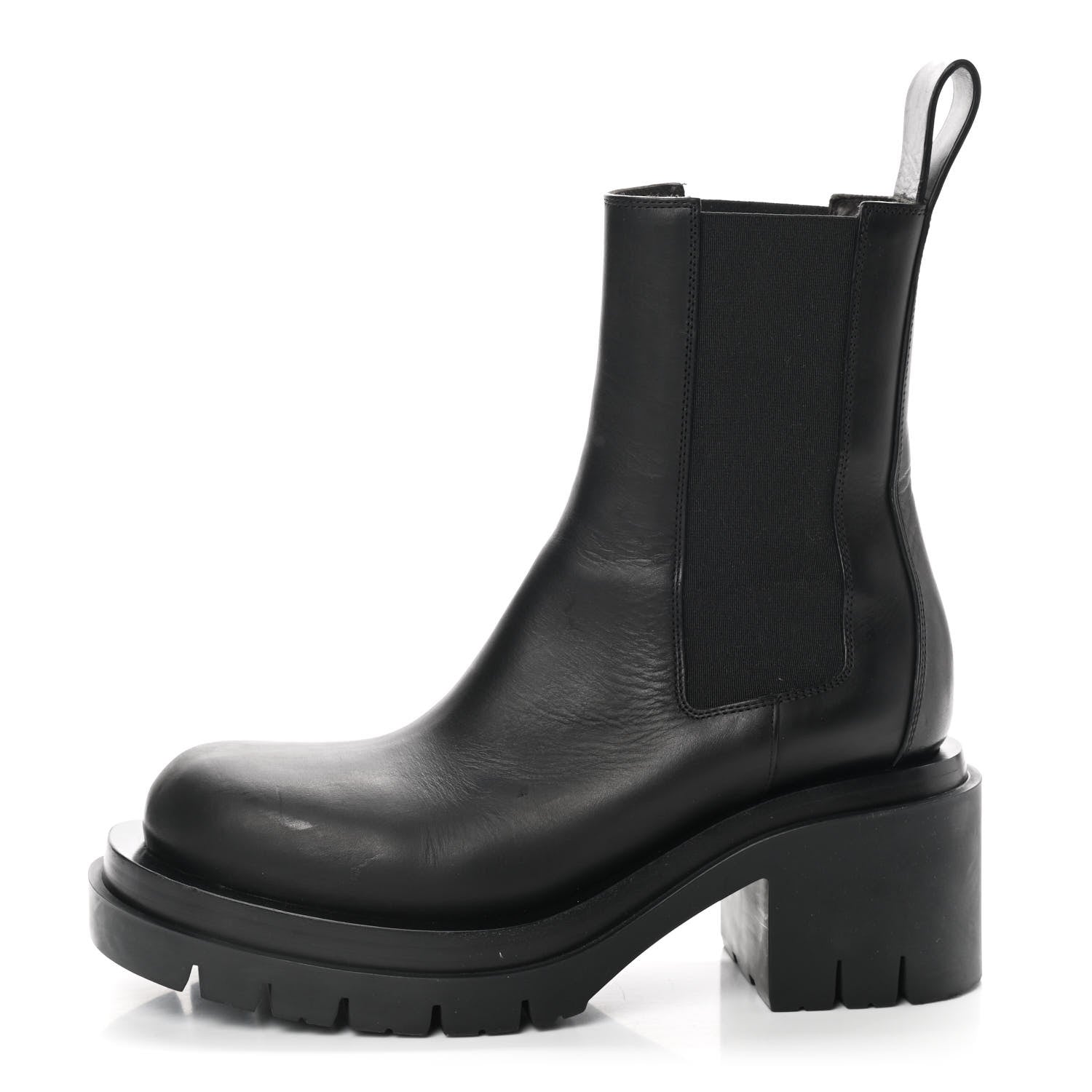 Bottega Veneta Calfskin The Lug Chelsea 30/70mm Boots 37 Black 1 of 9