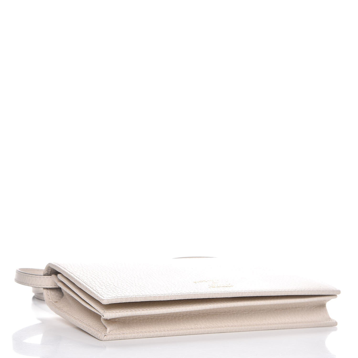 Gucci Dollar Calfskin Mini Swing Wallet Bag Mystic White 4 of 8