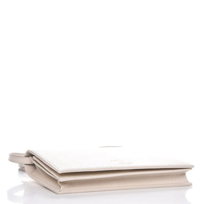 Gucci Dollar Calfskin Mini Swing Wallet Bag Mystic White 4 of 8