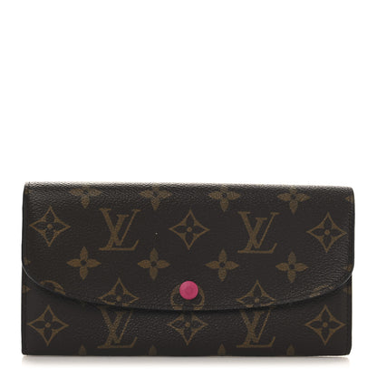 Louis Vuitton Monogram Emilie Wallet Hot Pink 1 of 7
