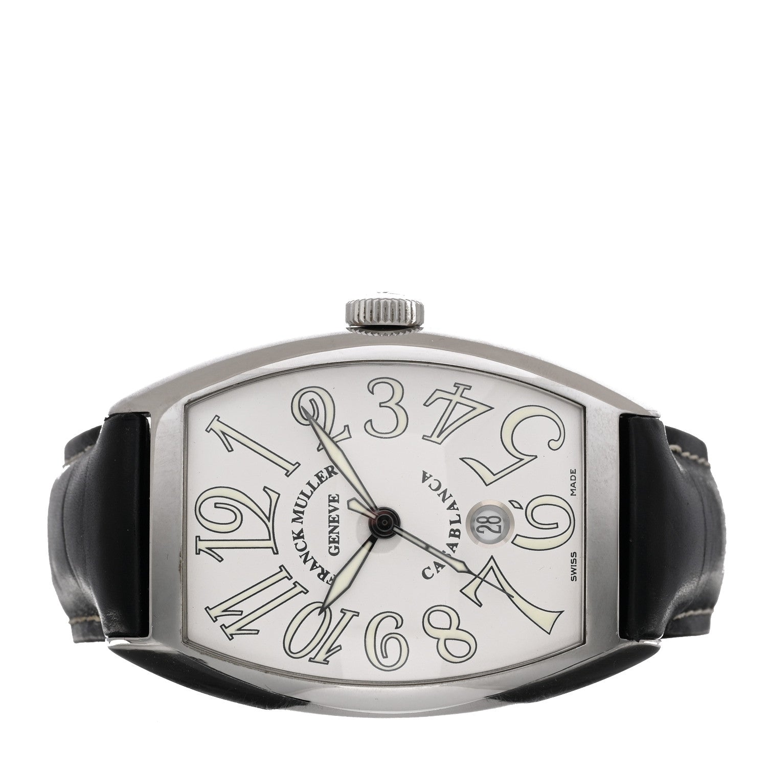 Franck Muller Stainless Steel Calfskin 39mm Casablanca Automatic Watch White 8880CDT 2 of 4