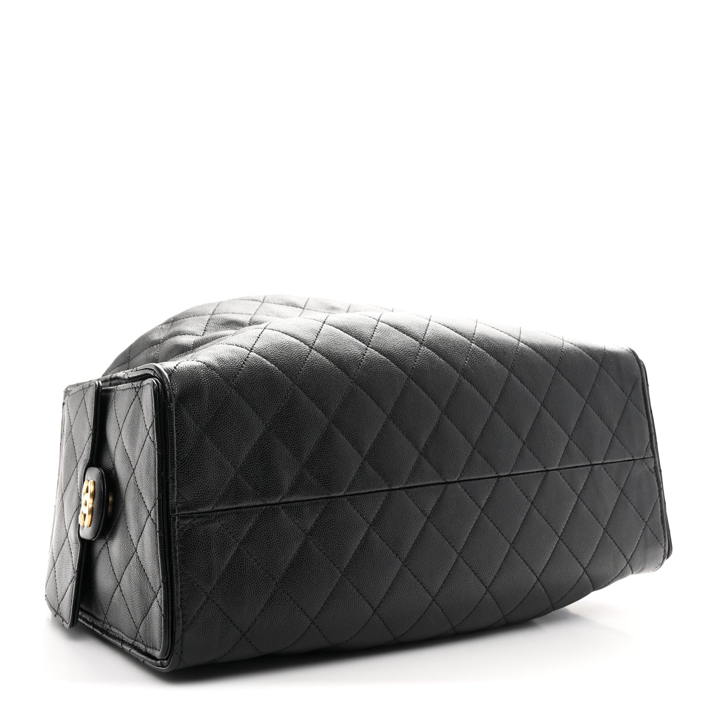 Caviar Quilted Large Chanel 25 Handbag Black