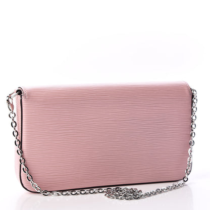 Louis Vuitton Epi Pochette Felicie Rose Ballerine 2 of 12