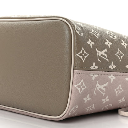 Louis Vuitton Empreinte Monogram Spring In The City Neverfull MM Kaki Beige Cream 9 of 9