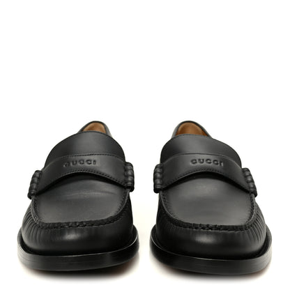 Gucci Calfskin Miro Soft Womens Mocassin Loafers 39 Black 3 of 10