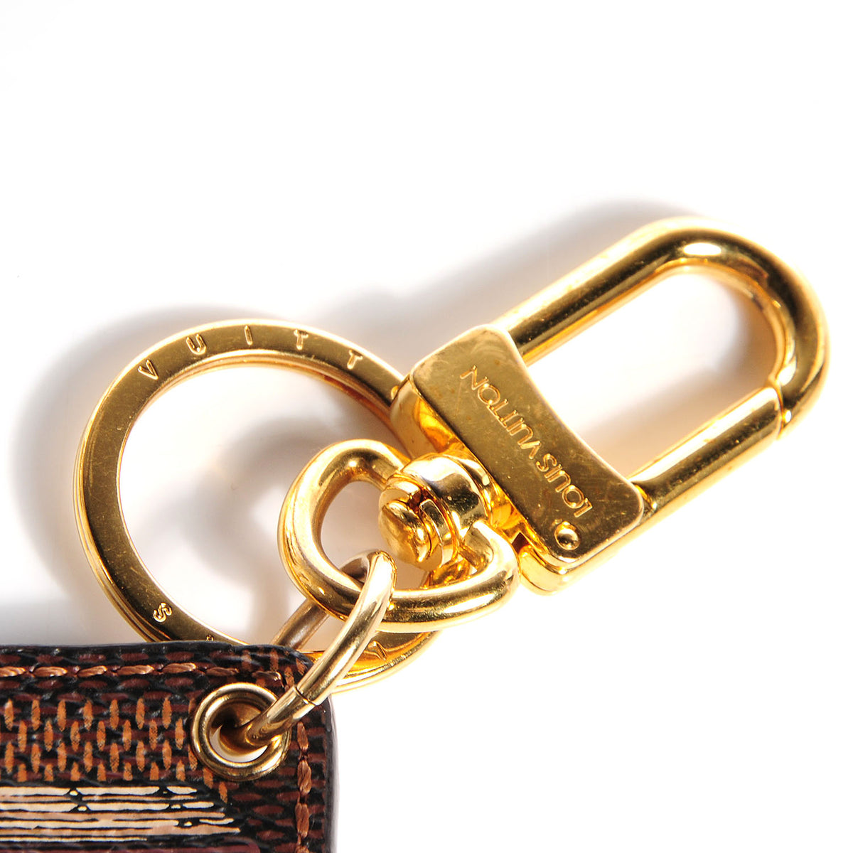Louis Vuitton Damier Ebene Illustre Trunk Key Holder Beige 3 of 5
