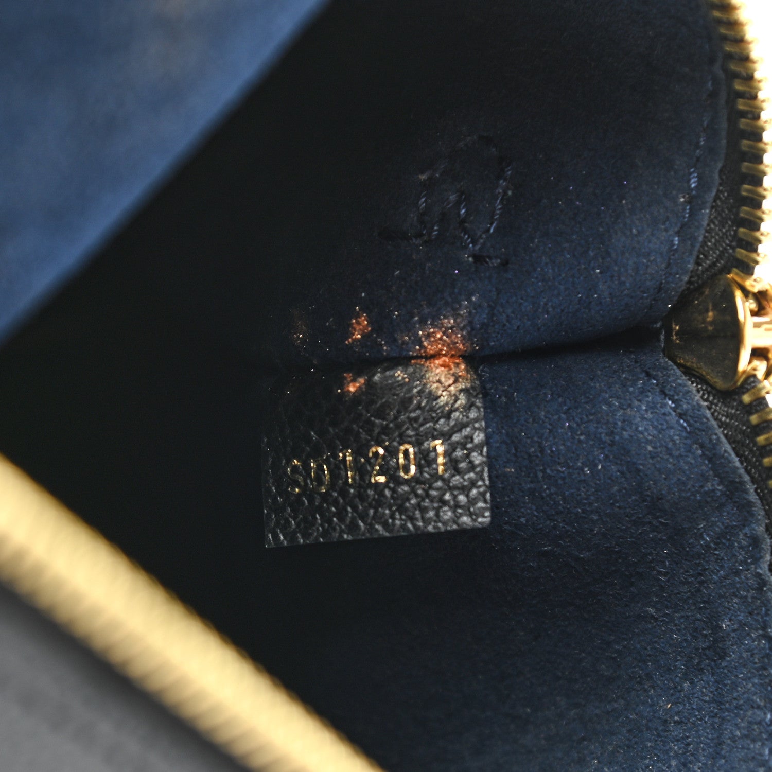 Louis Vuitton Empreinte Monogram Giant Neverfull MM Pochette Black 6 of 7