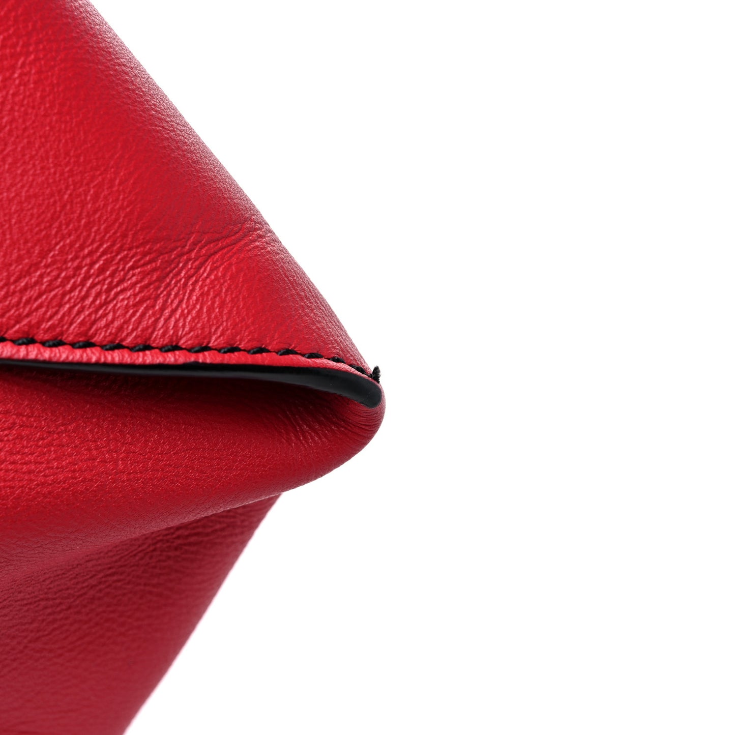 Calfskin Butterfly Bag Red Black