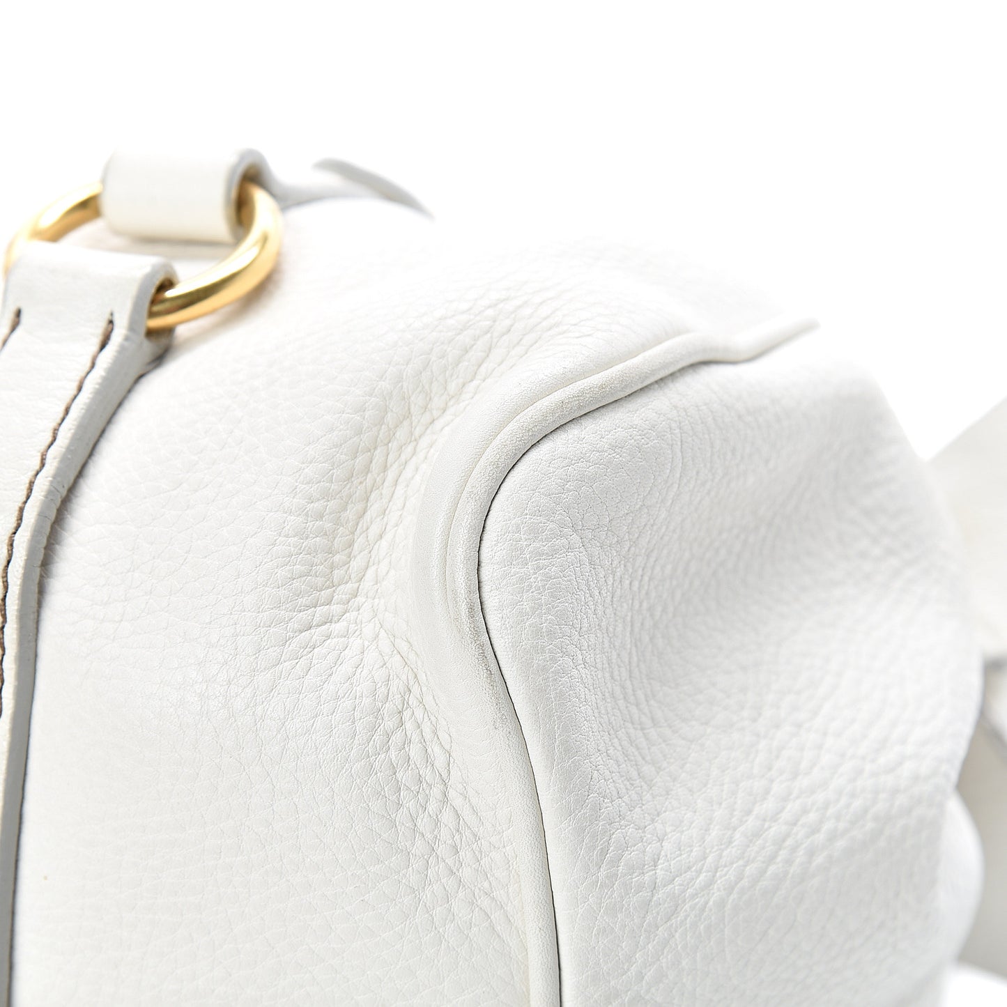 Vitello Bow Bag White