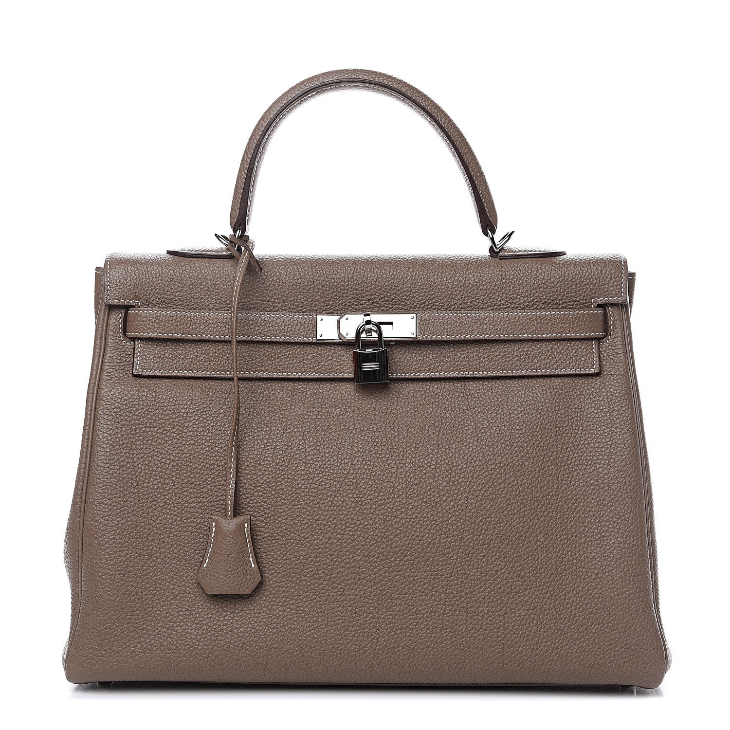 Hermes Togo Kelly Retourne 35 Etoupe 1 of 27