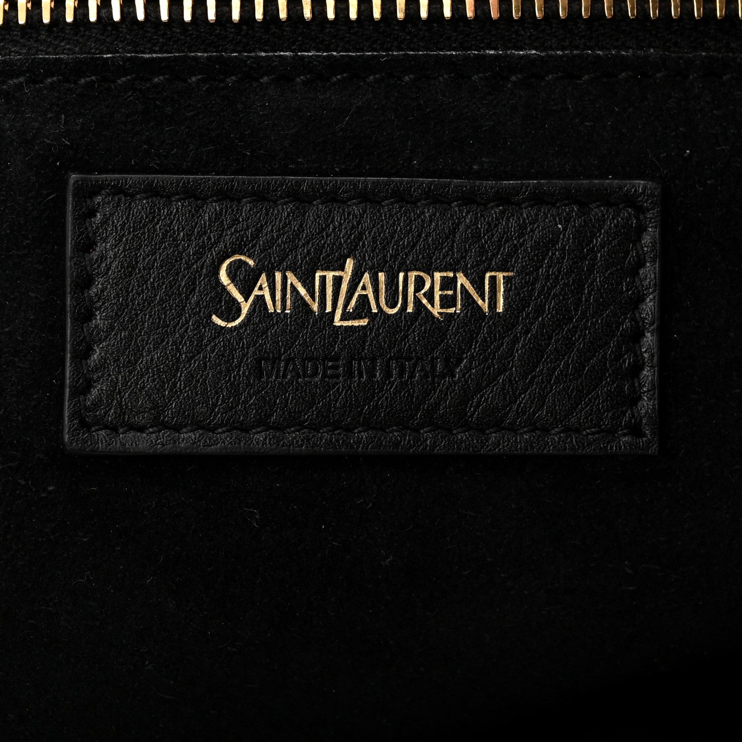 Saint Laurent Santorini Lux Calfskin Y Drawstring Tote Black 6 of 10