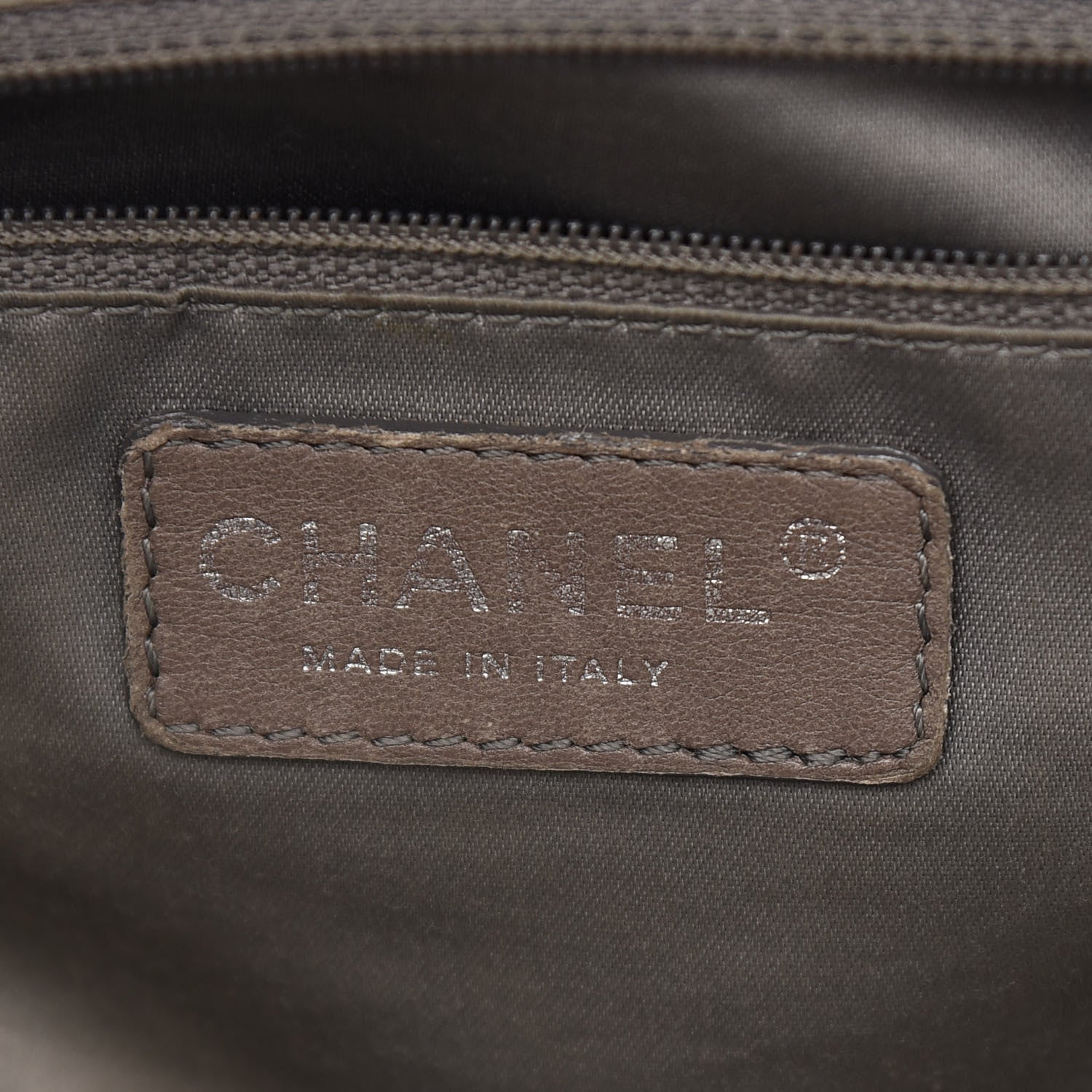 Chanel Calfskin Modern Chain Rhodoid Bowling Bag Black 6 of 10