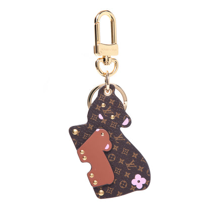 Louis Vuitton Monogram Calfskin Mummy Baby Bear Bag Charm Key Holder 1 of 4