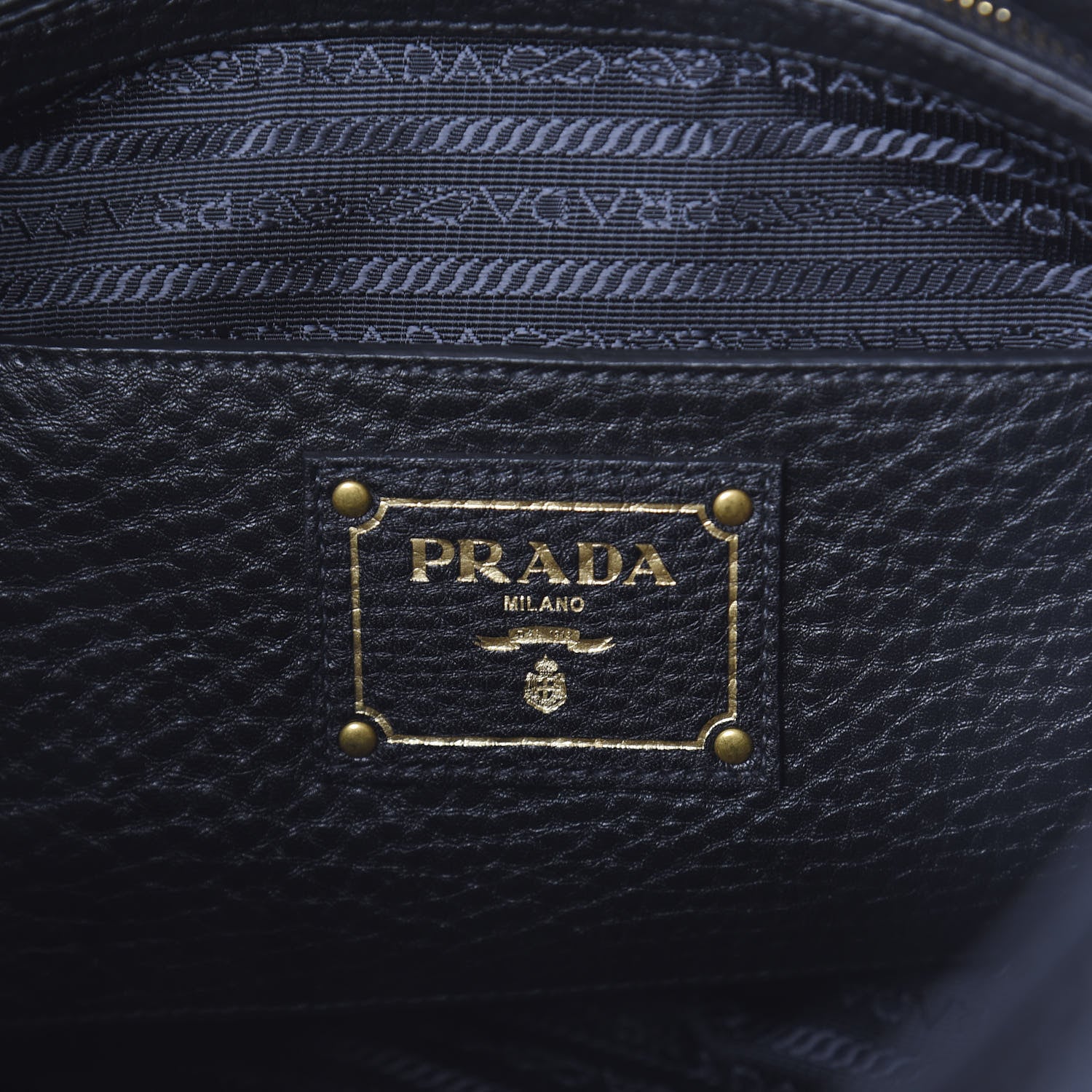 Prada Vitello Daino Hobo Black 6 of 9
