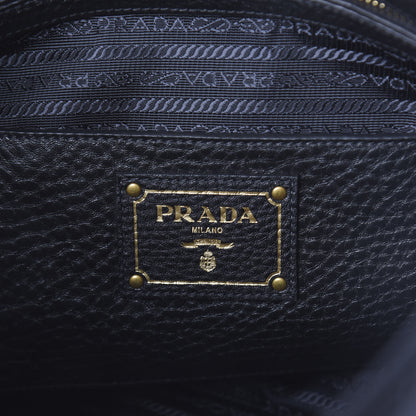 Prada Vitello Daino Hobo Black 6 of 9