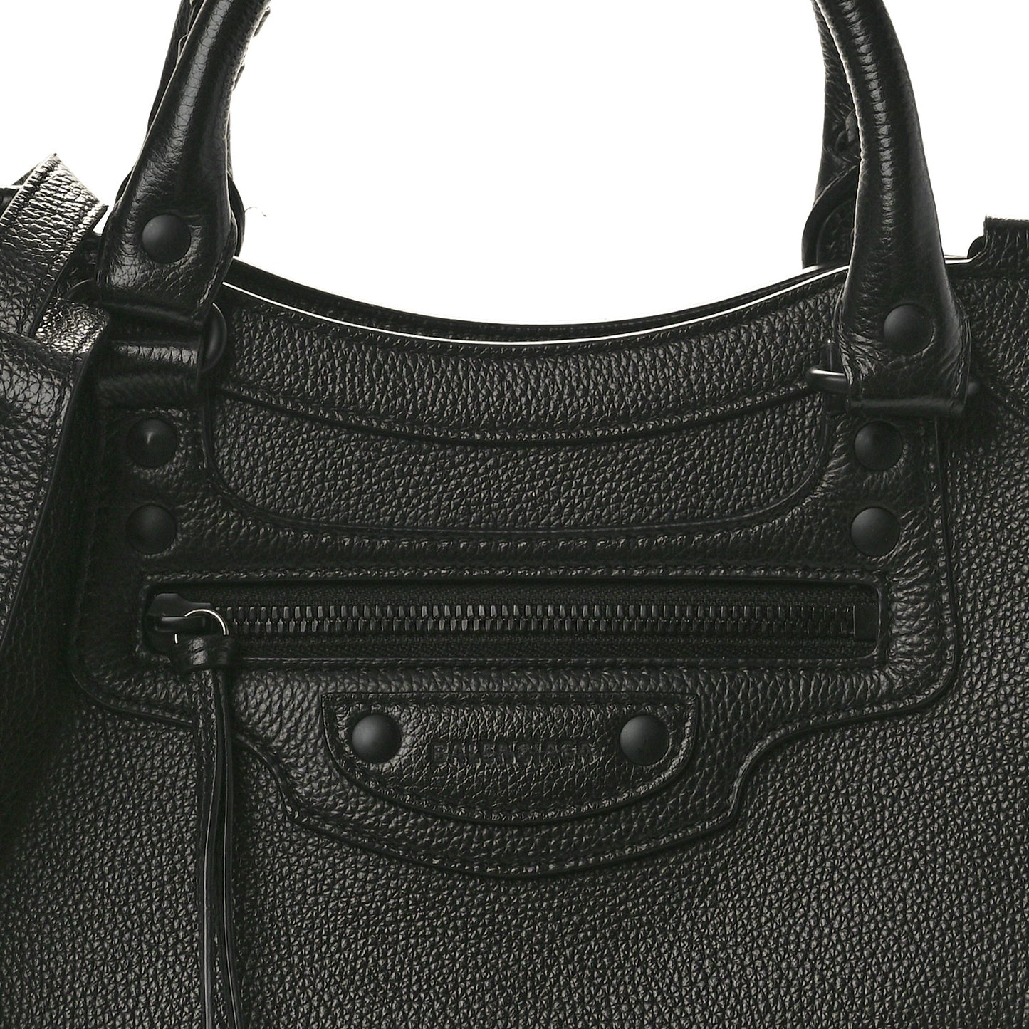 Grained Calfskin Neo Classic Black Hardware S City Black