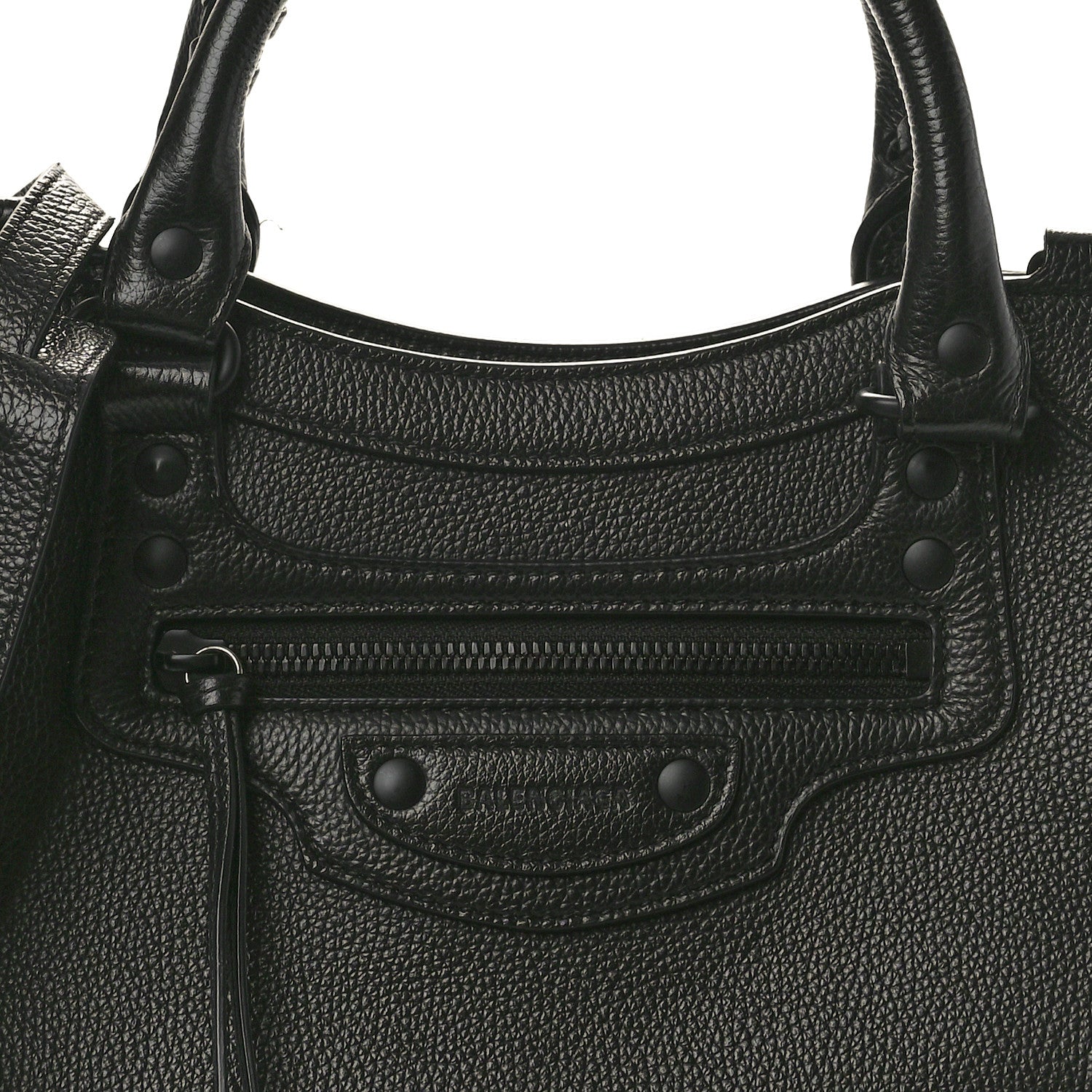 Balenciaga Grained Calfskin Neo Classic Black Hardware S City Black 8 of 12