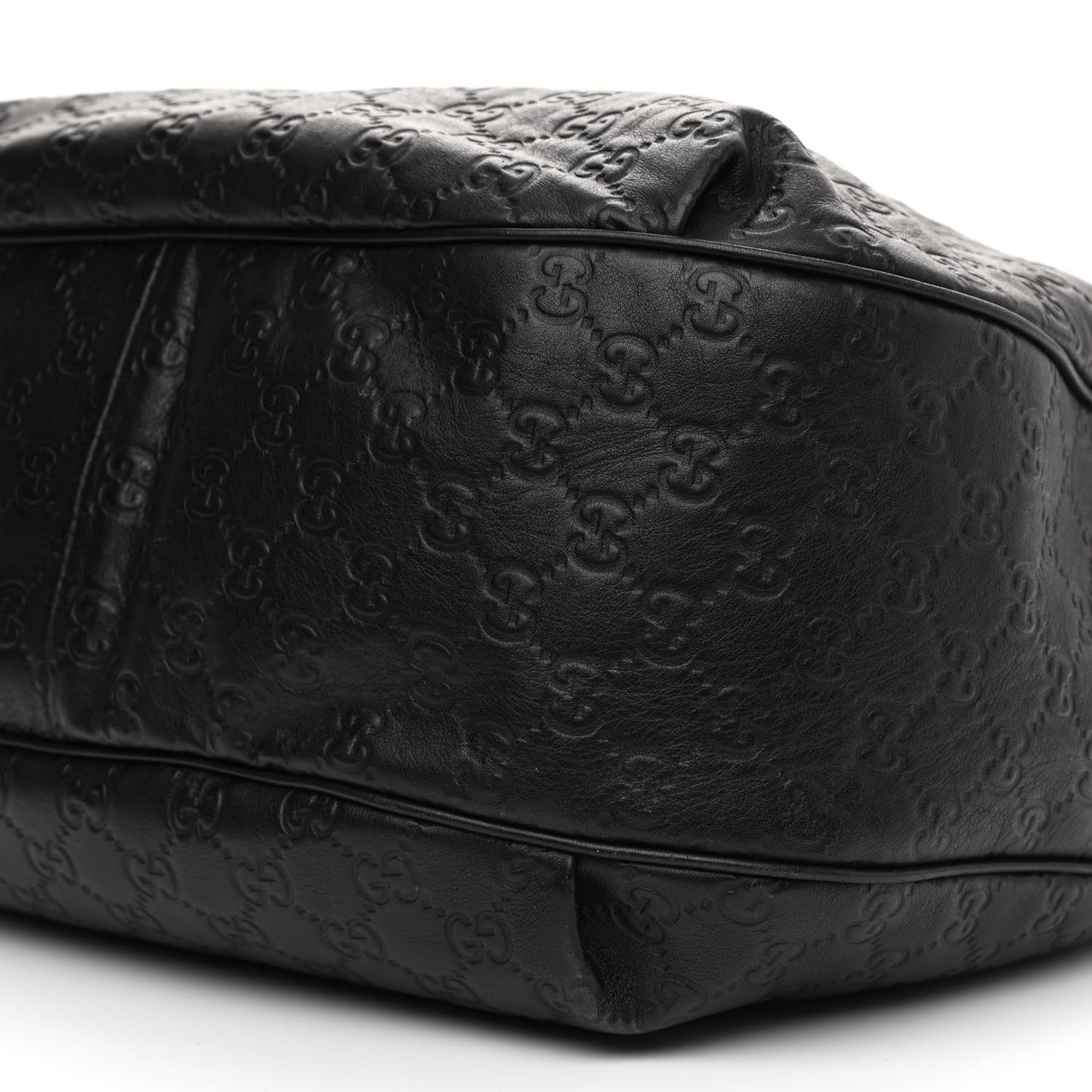 Guccissima Medium Emily Hobo Black