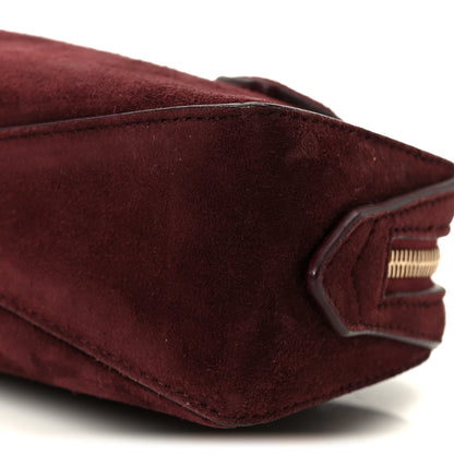 Alaia Suede Goatskin Le Teckel Clutch Rouge Grenat 11 of 11
