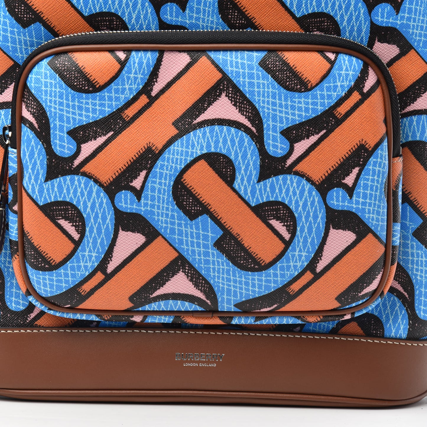 E-Canvas Monogram Backpack Bright Cobalt