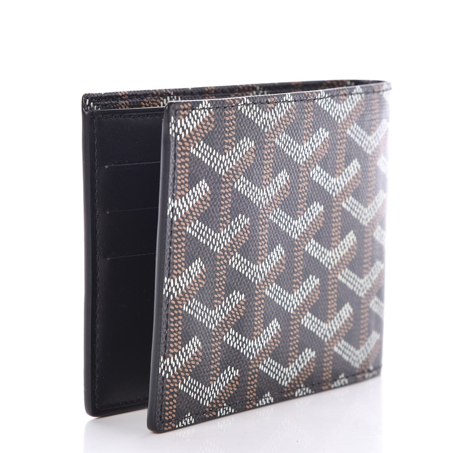 Goyardine Bi-Fold Wallet Black