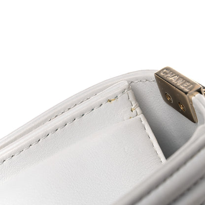 Chanel Calfskin Quilted Small Boy Flap White 15 of 15