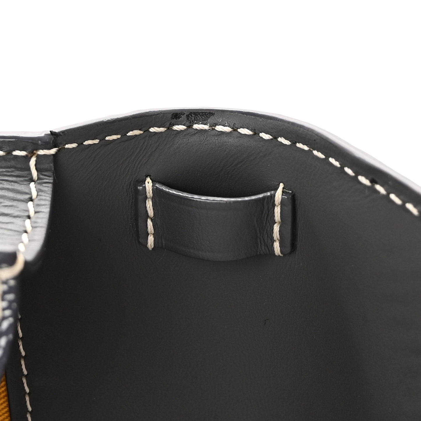Goyardine Monte Carlo Bois Clutch With Strap Gray