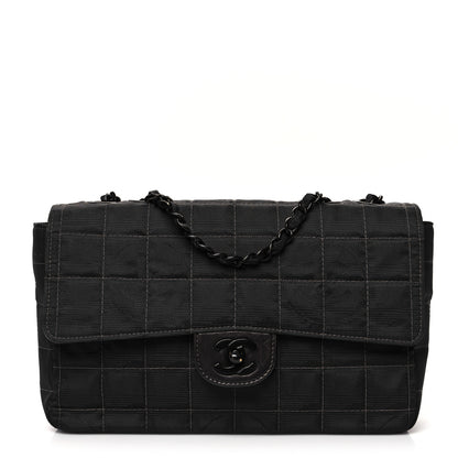 Chanel Nylon Medium Travel Flap Black 1 of 12