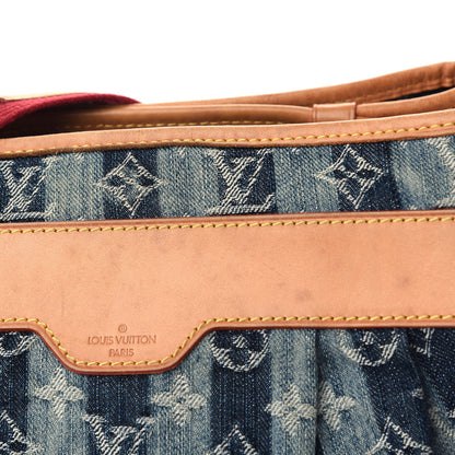 Louis Vuitton Denim Raye Porte Epaule MM 9 of 9