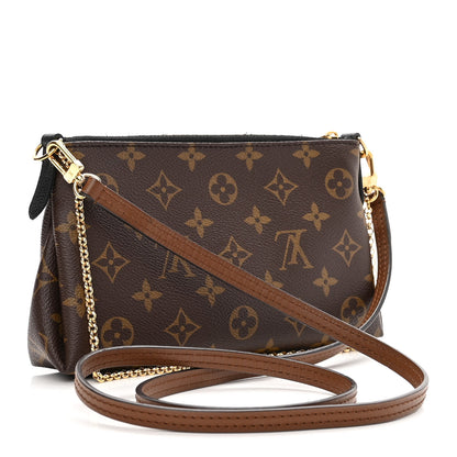 Louis Vuitton Monogram Pallas Clutch Black 3 of 11