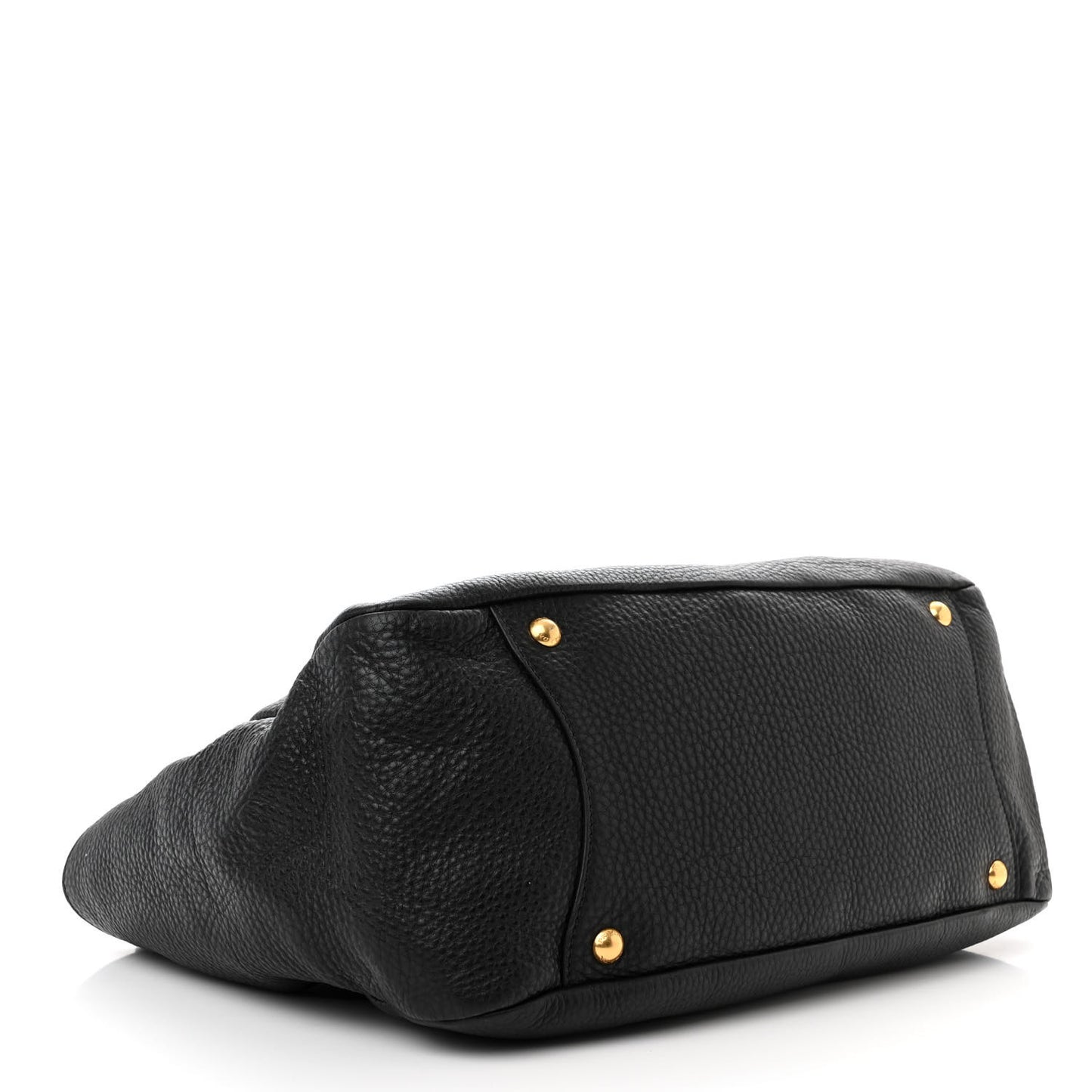 Vitello Daino Tote Black