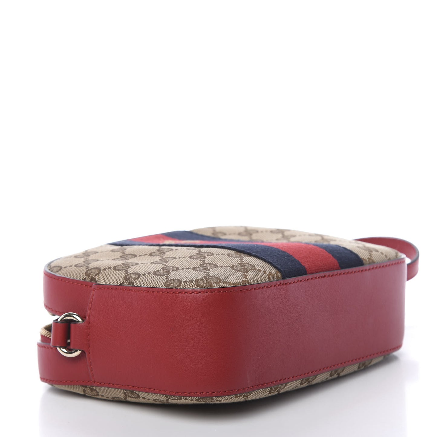 Monogram GG Supreme Web Small Webby Bee Shoulder Red