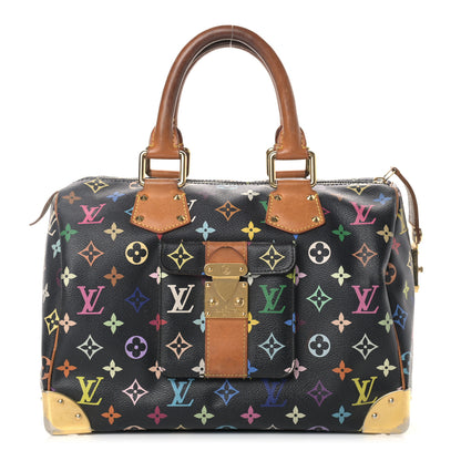 Louis Vuitton Monogram Multicolor Speedy 30 Black 1 of 16
