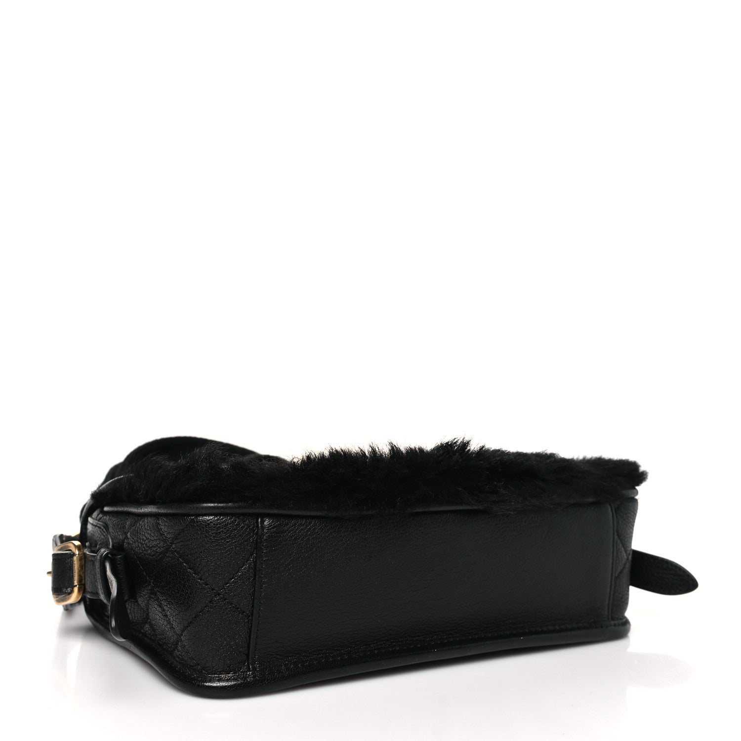 Chanel Goatskin Fur Paris Dallas Messenger Bag  Black 4 of 11