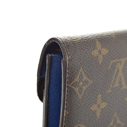 Louis Vuitton Monogram Emilie Wallet Blue 18 of 21