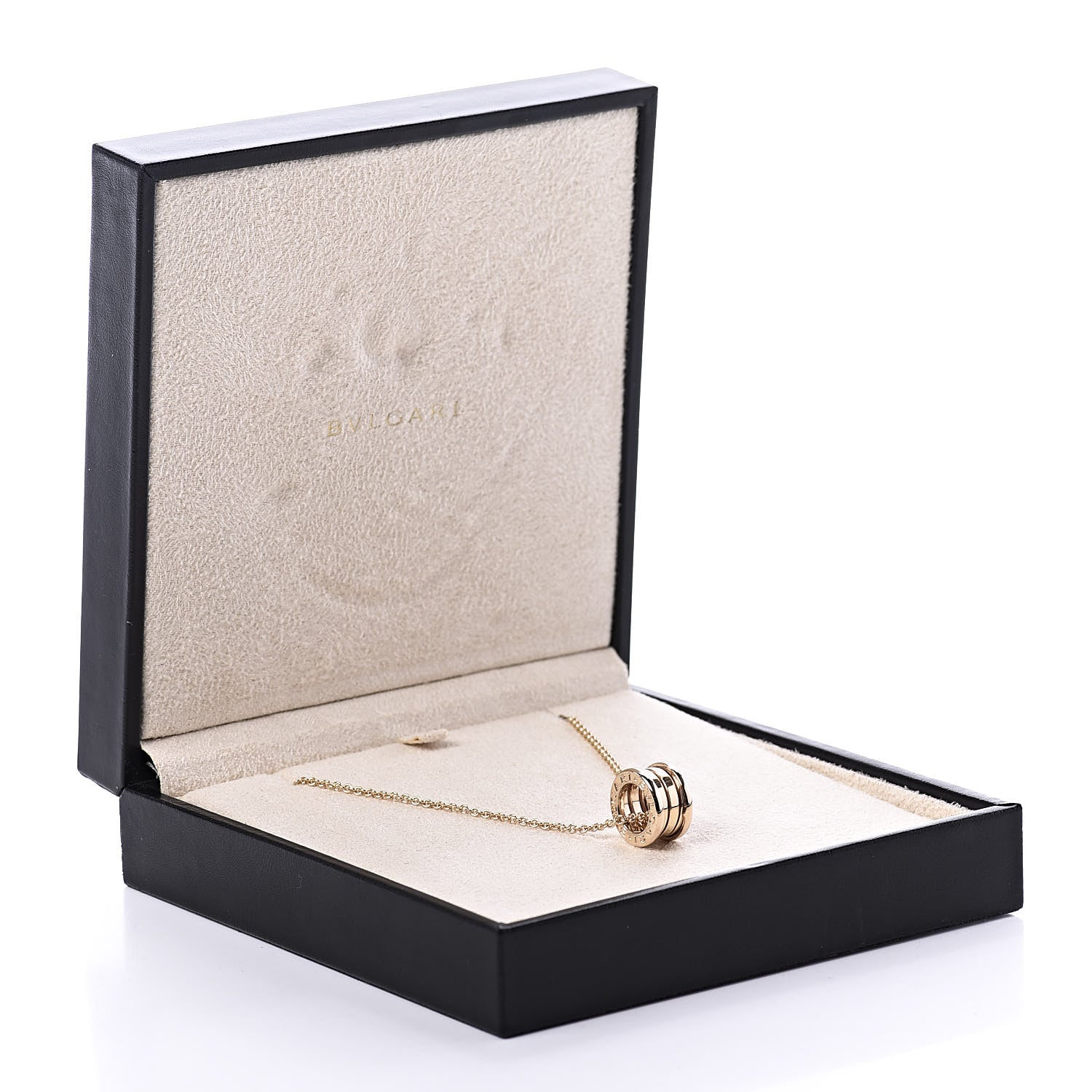 Bulgari 18K Rose Gold B.Zero1 Pendant Necklace 8 of 8