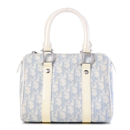 Christian Dior Monogram Mini Boston Blue 1 of 19